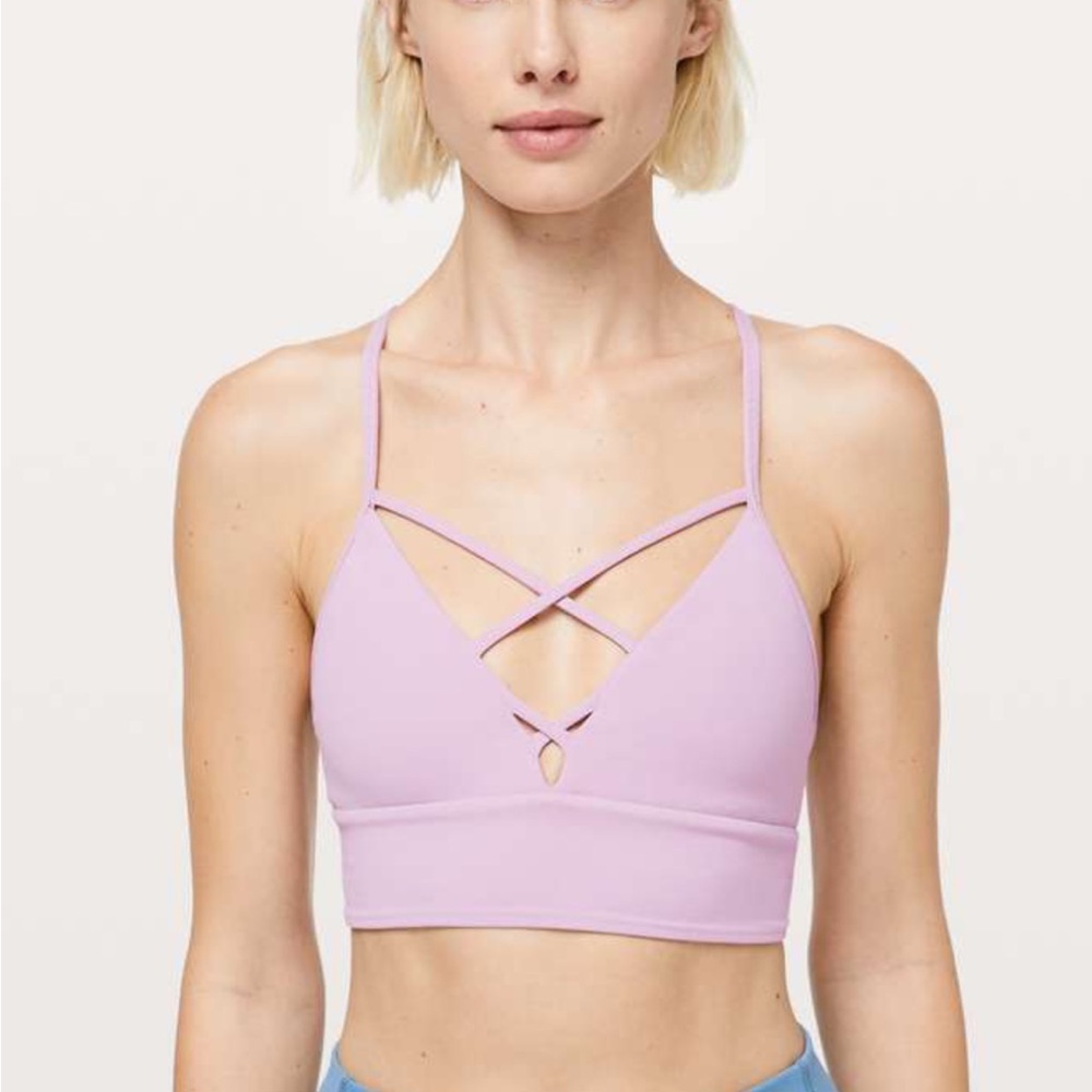 NWT lululemon athletica expand your limits bra in Antoinette color sz 4